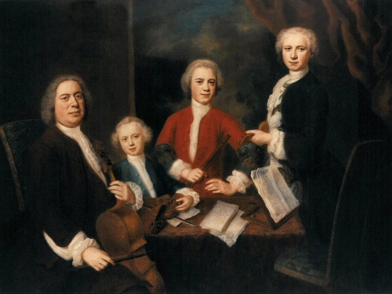 1721-Ernst Heinrich Abel - Ritratto di gruppo di musicisti